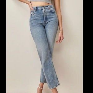 NWT Reformation jeans size 28